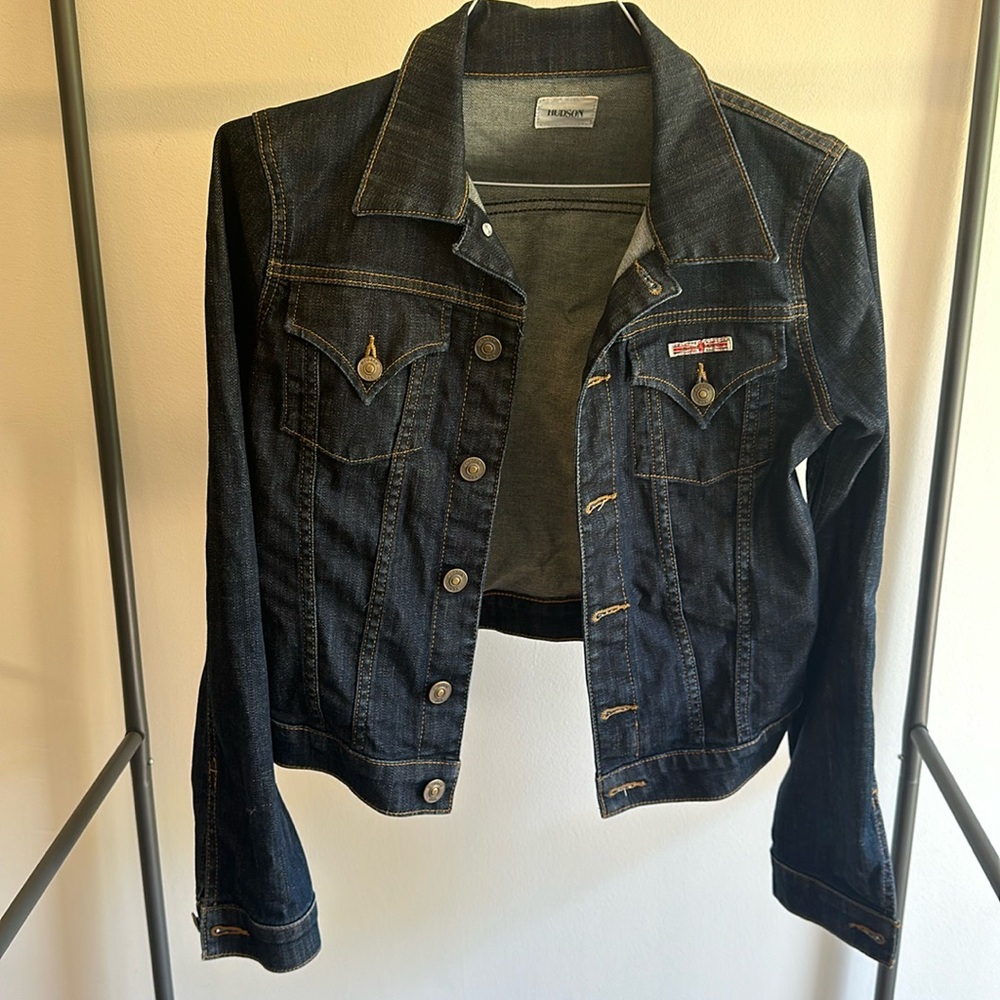 Hudson jeans, denim jacket button up size small